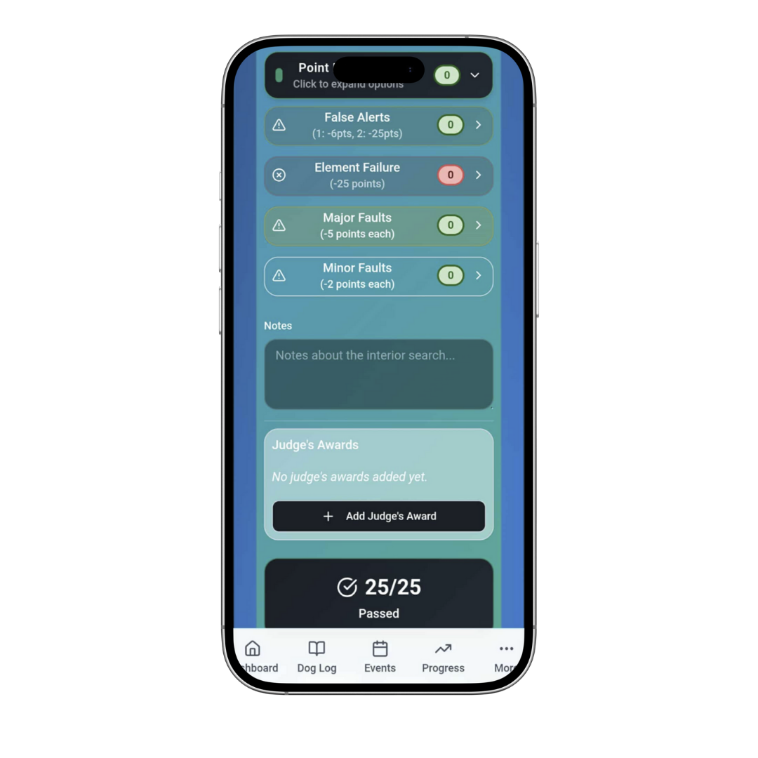 Dog Sports Tracker | Dog Training & Trial App